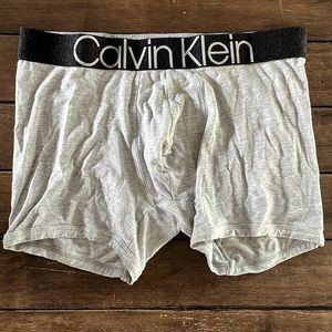 Calvin Klein reconsider boxer brief gray medium
